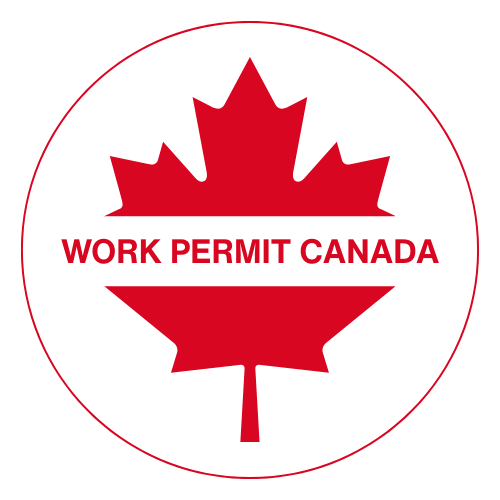 Work Permit Canada Partial Transparent Background Logo