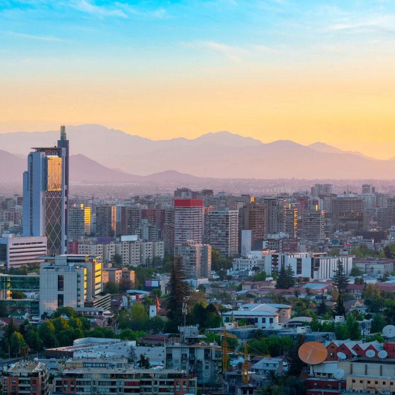 Stock image of the country Chile.